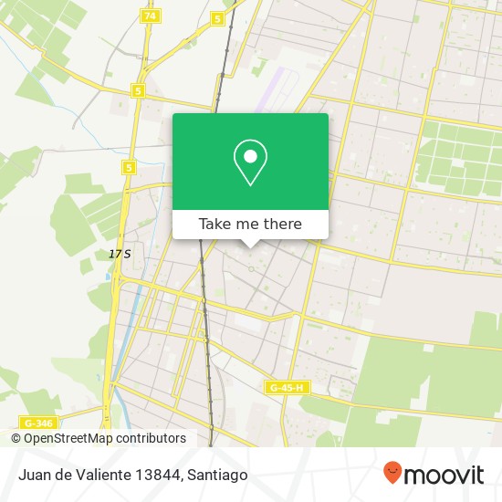 Juan de Valiente 13844 map