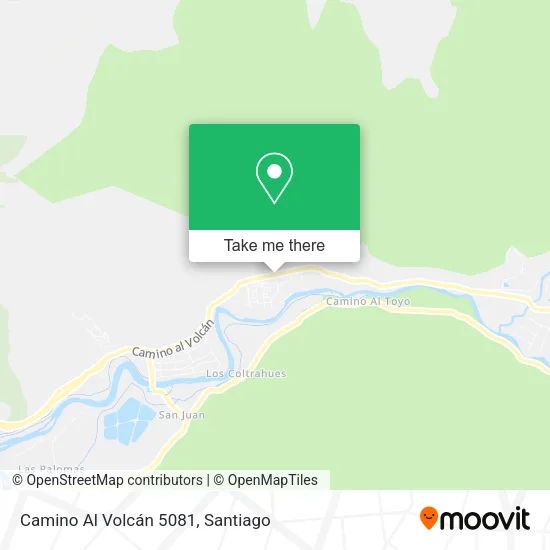 Mapa de Camino Al Volcán 5081