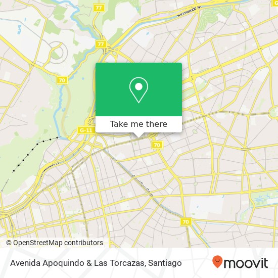 Avenida Apoquindo & Las Torcazas map