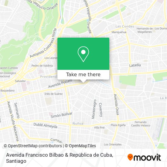 Avenida Francisco Bilbao & República de Cuba map