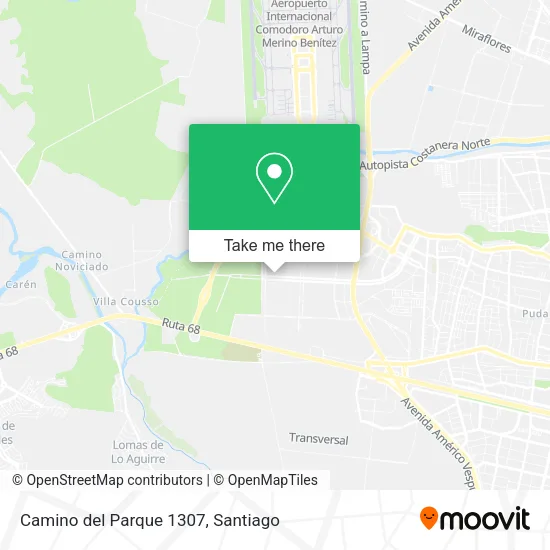 Camino del Parque 1307 map