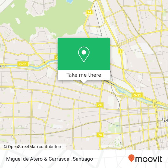 Miguel de Atero & Carrascal map