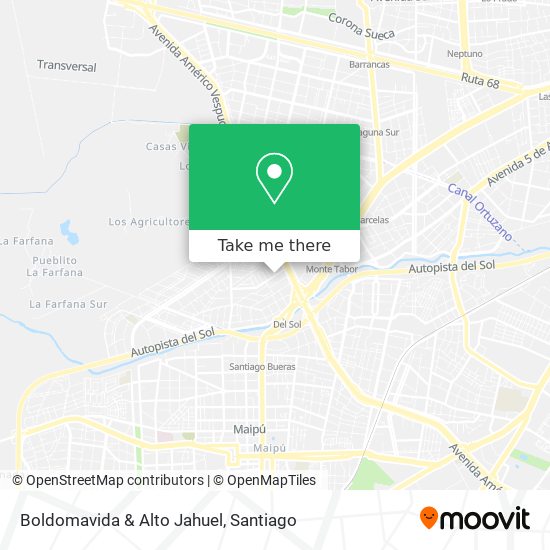 Mapa de Boldomavida & Alto Jahuel