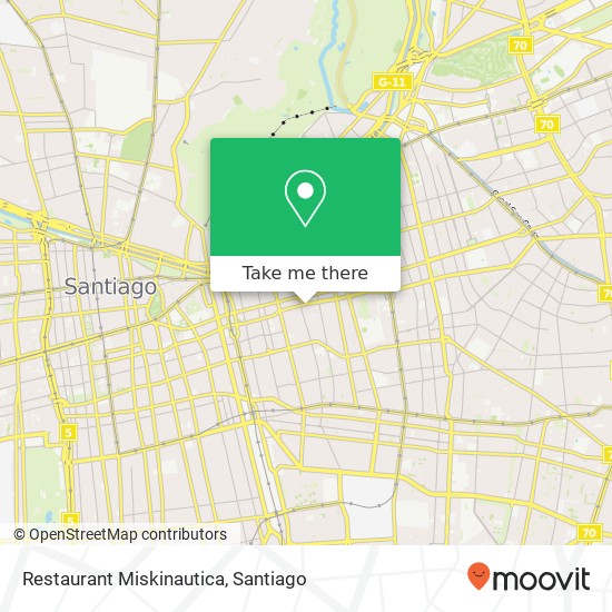 Restaurant Miskinautica map
