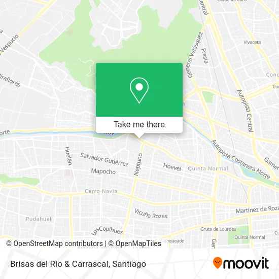 Brisas del Río & Carrascal map