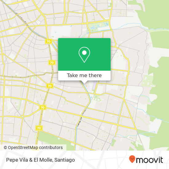 Pepe Vila & El Molle map