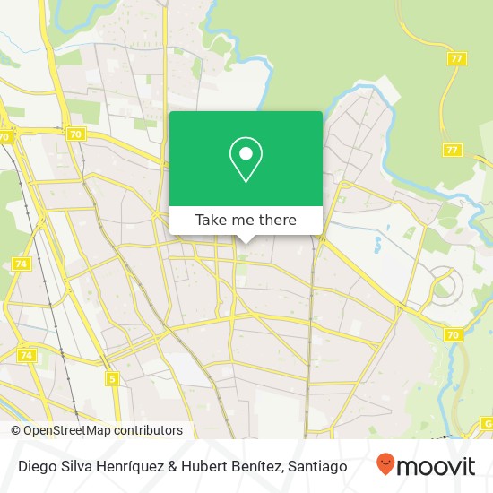 Diego Silva Henríquez & Hubert Benítez map