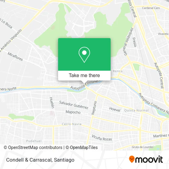 Condell & Carrascal map