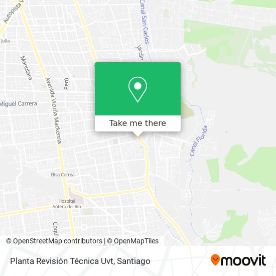 Mapa de Planta Revisión Técnica Uvt