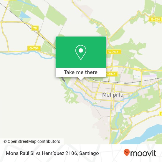 Mons Raúl Silva Henríquez 2106 map