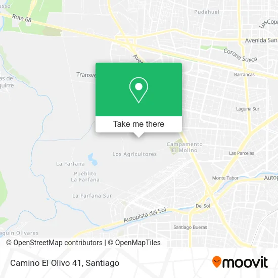 Camino El Olivo 41 map