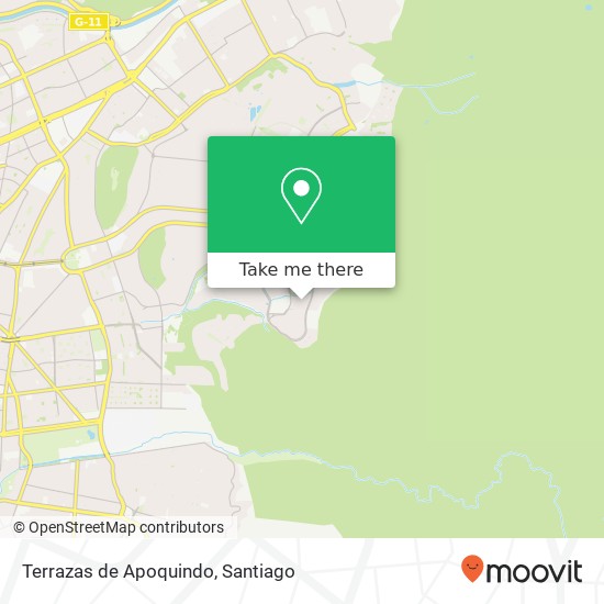 Terrazas de Apoquindo map