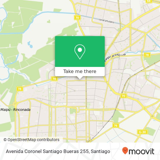 Mapa de Avenida Coronel Santiago Bueras 255
