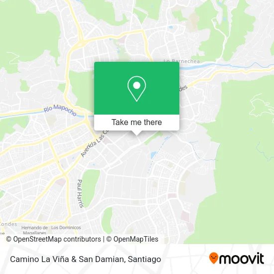 Mapa de Camino La Viña & San Damian