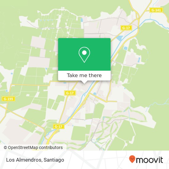 Los Almendros map