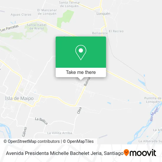Avenida Presidenta Michelle Bachelet Jeria map