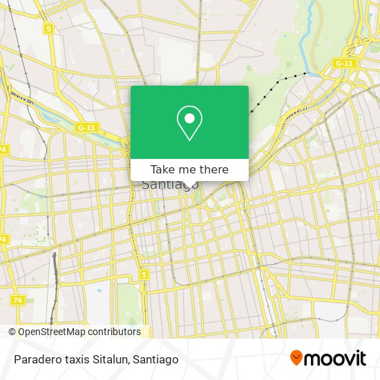 Mapa de Paradero taxis Sitalun