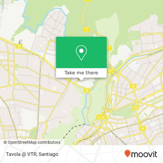 Mapa de Tavola @ VTR
