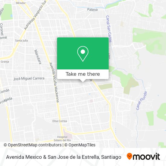 Avenida Mexico & San Jose de la Estrella map
