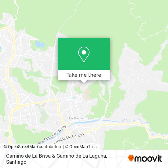 Camino de La Brisa & Camino de La Laguna map