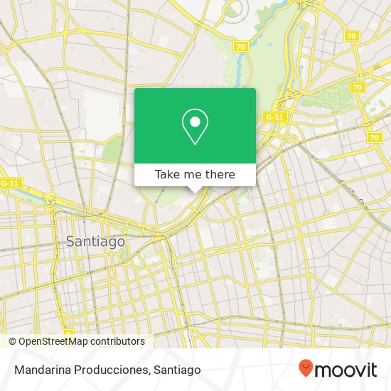 Mandarina Producciones map