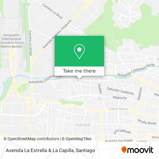 Avenida La Estrella & La Capilla map