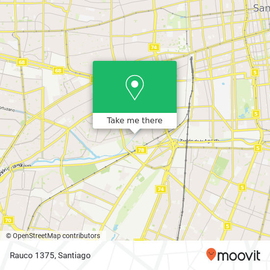 Rauco 1375 map