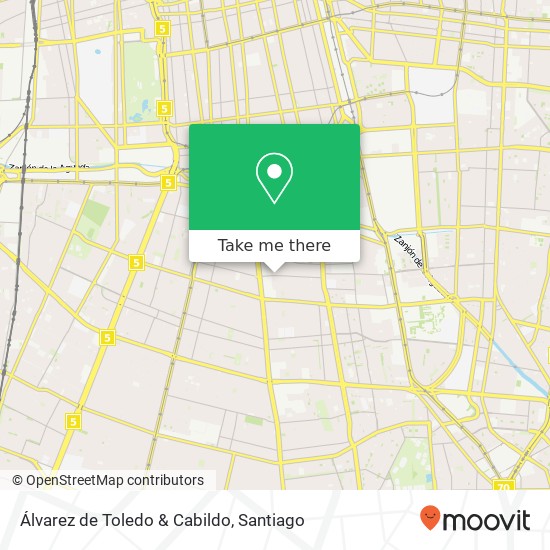 Álvarez de Toledo & Cabildo map