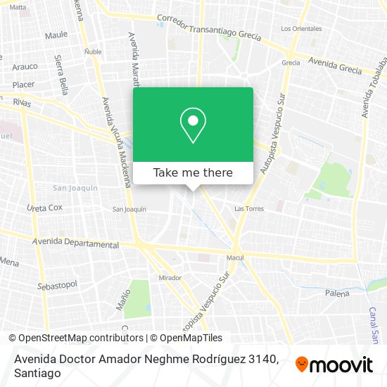 Avenida Doctor Amador Neghme Rodríguez 3140 map