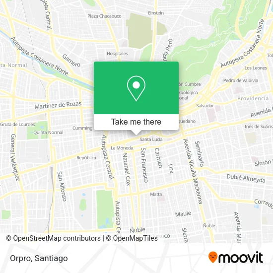Orpro map