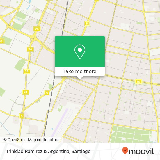 Mapa de Trinidad Ramírez & Argentina