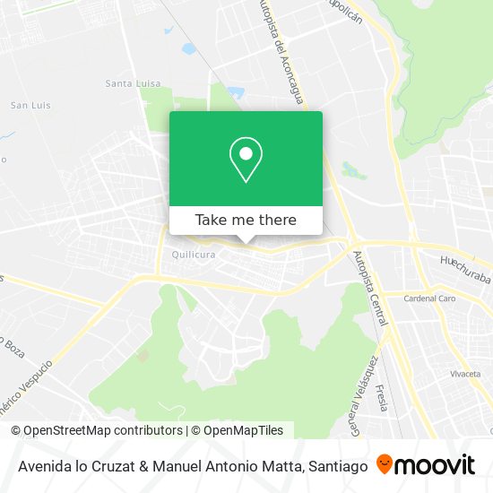 Avenida lo Cruzat & Manuel Antonio Matta map
