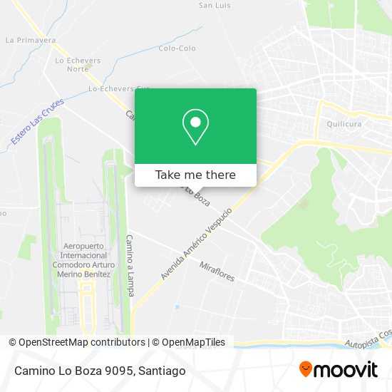 Camino Lo Boza 9095 map