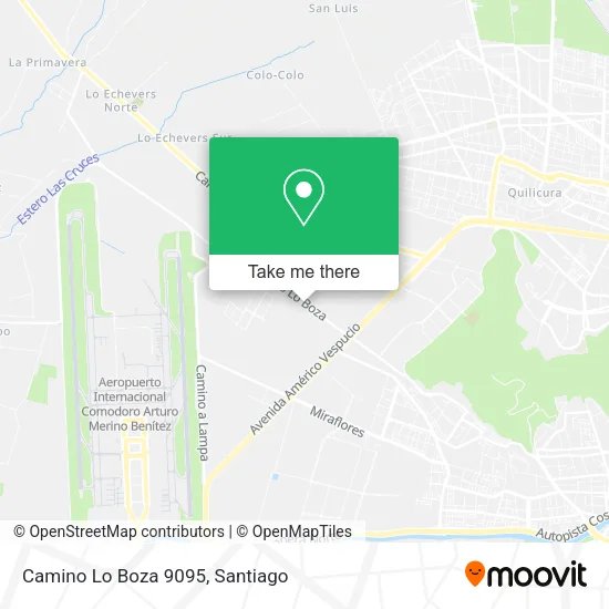 Mapa de Camino Lo Boza 9095