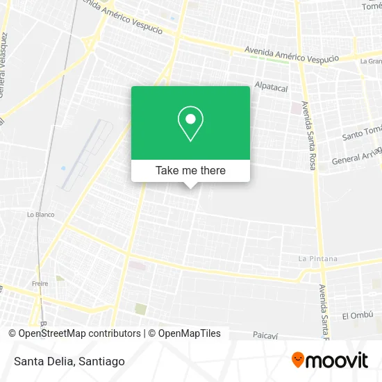 Santa Delia map