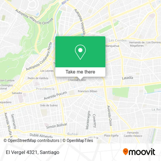 El Vergel 4321 map