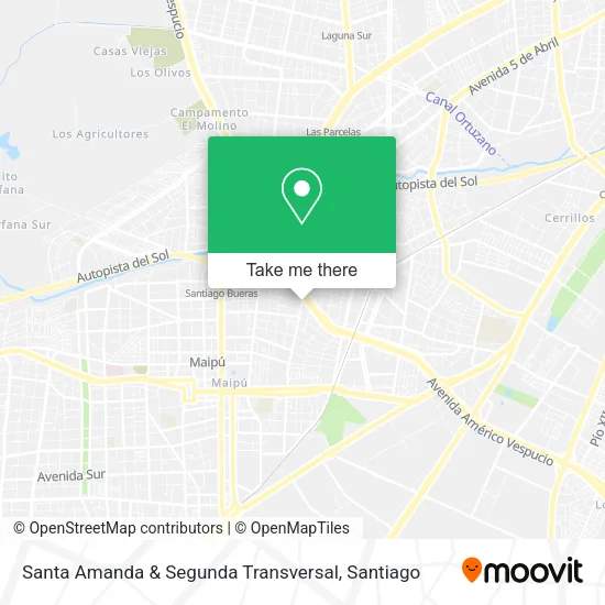 Santa Amanda & Segunda Transversal map