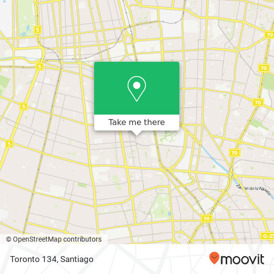 Toronto 134 map