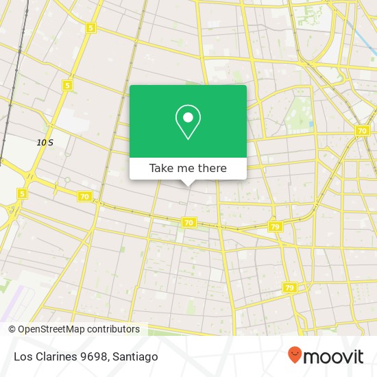 Los Clarines 9698 map