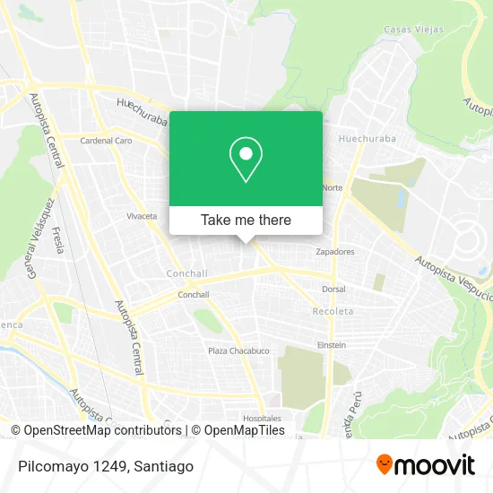 Pilcomayo 1249 map