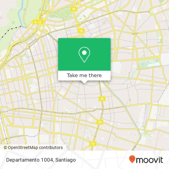 Departamento 1004 map