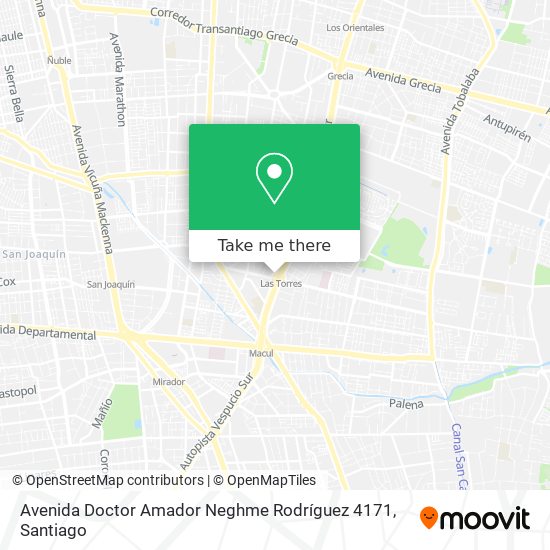 Avenida Doctor Amador Neghme Rodríguez 4171 map