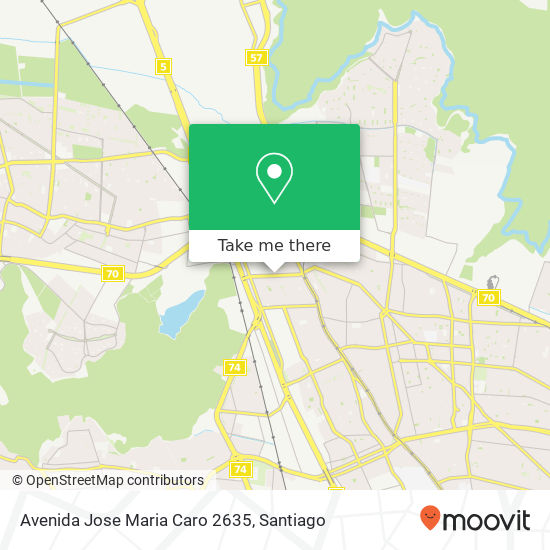 Avenida Jose Maria Caro 2635 map