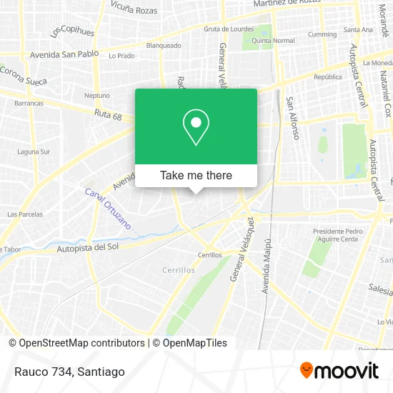 Rauco 734 map