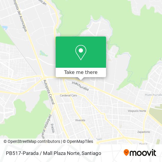 PB517-Parada / Mall Plaza Norte map
