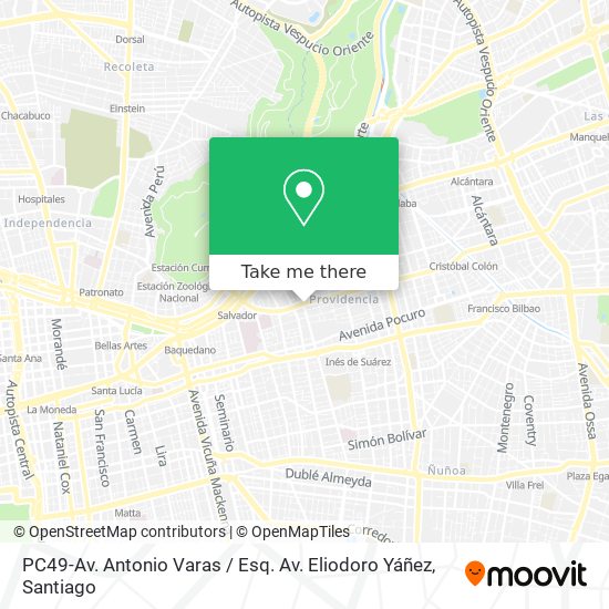 PC49-Av. Antonio Varas / Esq. Av. Eliodoro Yáñez map