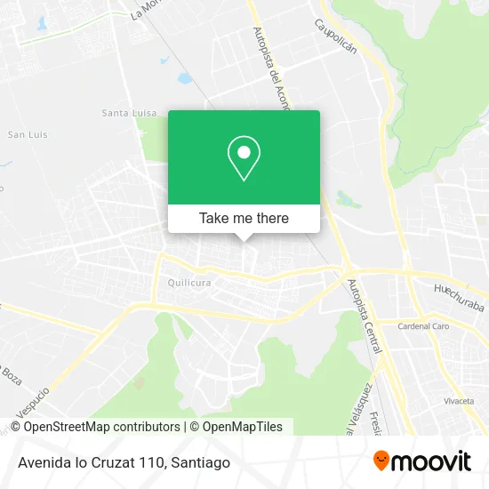 Avenida lo Cruzat 110 map