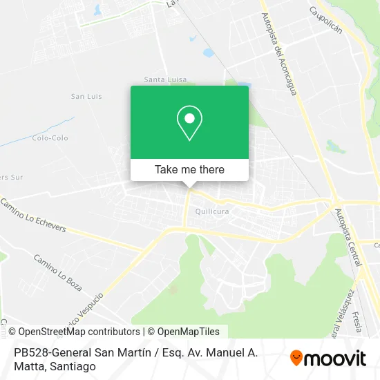 PB528-General San Martín / Esq. Av. Manuel A. Matta map
