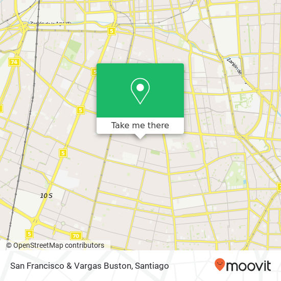 San Francisco & Vargas Buston map