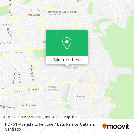 PD751-Avenida Echeñique / Esq. Ramos Catalán map